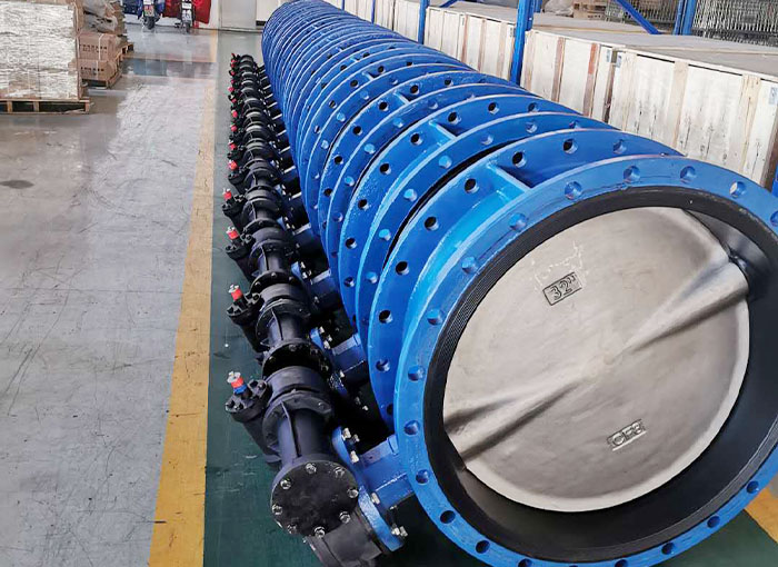 Van bướm đồng tâm mặt bích mềm đôi