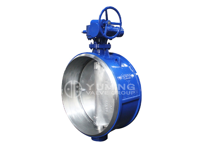 Hàn mông Thân thép đúc Van bướm cứng