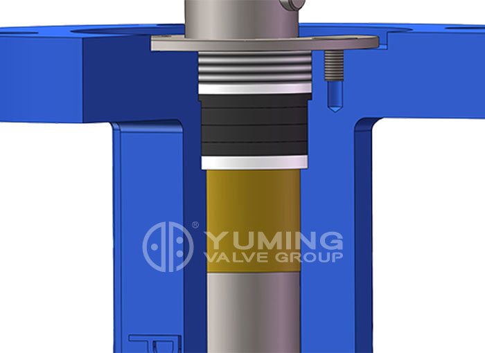 Van bướm mặt bích thiết bị truyền động điện